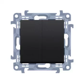 KONTAK-SIMON KONTAKT SIMON 10 Modul černý matný sériový vypínač samosvorné svorky 10AX 250V