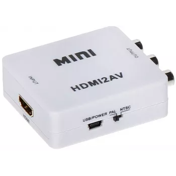 DELTA HDMI na AV převodník - černý