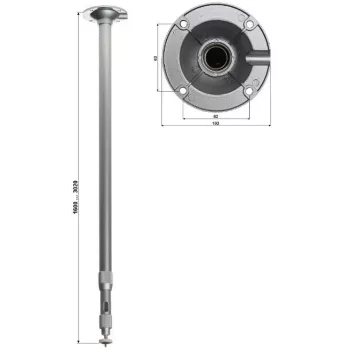 DELTA teleskopický stropní držák pro kameru BR-150X300