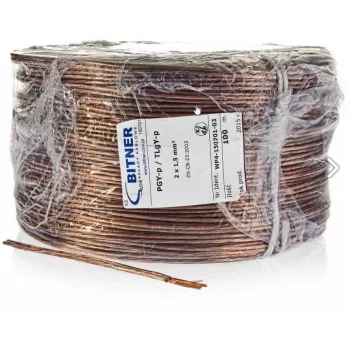 BITNER BiTsound PGY-p (TLgY) 2x0.75mm² Speaker Cable Roll 100m