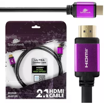 SPACETRONIK HDMI 2.1 8K kabel 1,5 m SH-SPR015