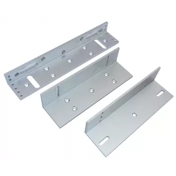 BIRA MG350ZL Montážní konzola typu ZL pro magnetický zámek 350kg, stříbrná