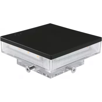 LED výstražné světlo Proxima SŁUPKOWA jantarové 12-230V AC/DC IP54