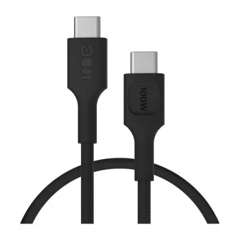Kabel Green Cell PowerStream USB-C na USB-C 100W, 0,3 m, černý