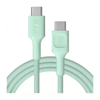 Kabel Green Cell PowerStream USB-C na USB-C 100W 2 m mint green