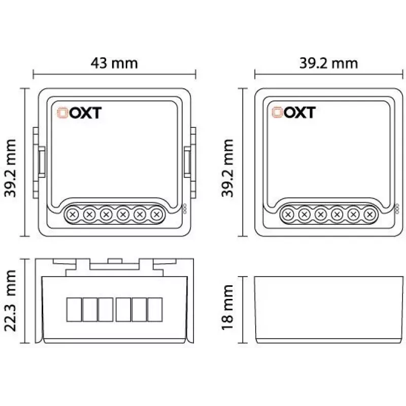 Mini relé OXT T261 1kanálový ZigBee TUYA Smart Switch