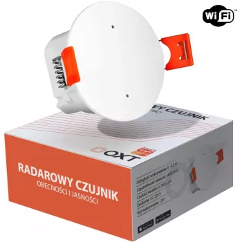 OXT T150 mmWave radarový senzor přítomnosti a jasu 230V WiFi Tuya Smart Life