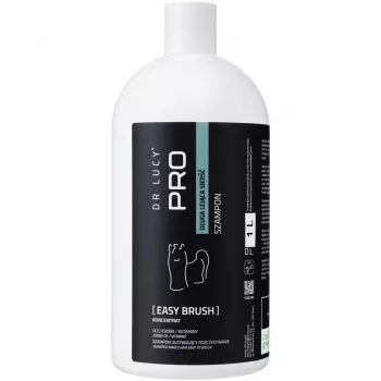 Šampon DR LUCY PRO EASY BRUSH 1 l pro dlouhou splývavou srst - rozčesávání a snadné kartáčování