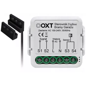ZigBee modul senzoru garážových vrat OXT T250G s magnetickým kontaktem pro TUYA Smart Life
