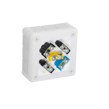VIPLAST VP-41 Surface-Mounted Junction Box 12 Entries White IP55 98x98x42mm 041-51