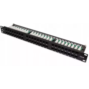 GETFORT PGF-5EUTP48-B9 patch panel UTP Cat.5e 48 portů 2U 19