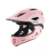 ROCKBROS TT-32002 Rabbit Children's Convertible Helmet with Detachable Chin Guard, Size M (54-58 cm), Pink