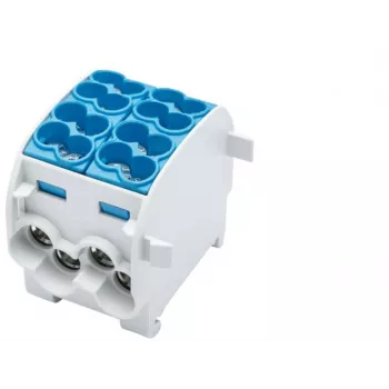SIMET SCB 25-2 Branch Distribution Block Al/Cu, Blue, 81505003