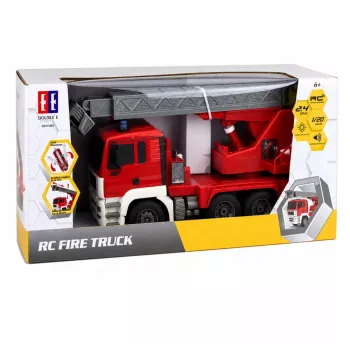 LEAN TOYS hasičské auto s otočným výložníkem 660°, dálkově ovládané RC 1:20
