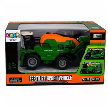 LEAN TOYS zemědělský kombajn s postřikovou funkcí, světla, zvuky, 1:24
