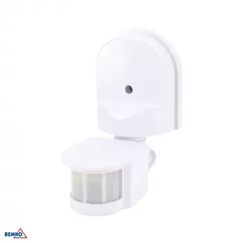 BEMKO PIR pohybový senzor 1200W 180° bílý