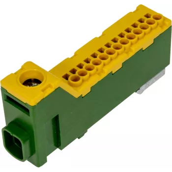 PAWBOL Screwless Terminal Block LZB E.4136ŻZ Yellow-Green