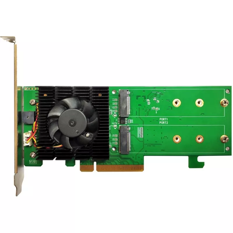 NVMe RAID řadič úložiště HighPoint SSD7202