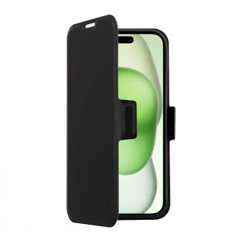 SCREENOR CLEVER iPhone 15 Plus MagSafe peněženkové pouzdro folio černé