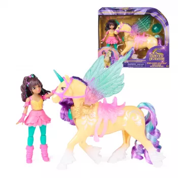 SPINMASTER Unicorn Academy sada Wing Magic Ava & Leaf