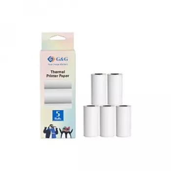 G&G termopapír 5 rolí 57 x 30 mm délka 6,6 m (21690)