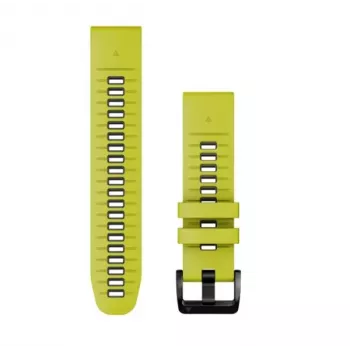 Garmin QuickFit 22 mm silikonový řemínek k hodinkám, Lime/Graphite (010-13280-03)
