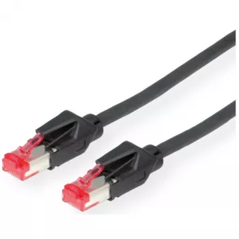 Draka Comteq S/FTP patch kabel Cat6 10m - 15m - RJ-45 - RJ-45 - černý