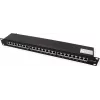 VALUE 19 inch patch panel Cat6A/Class EA 24 portů stíněný černý