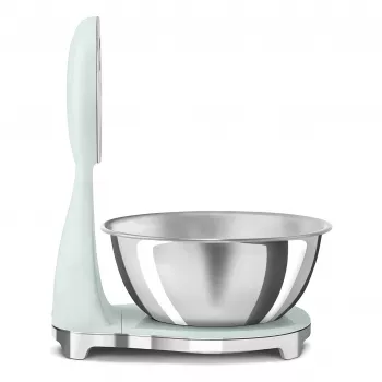 SMEG analogová a digitální kuchyňská váha pastelově zelená KSF01PGWW
