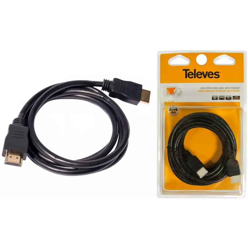 TELEVES HDMI 2.0 kabel 3m ref. 494502, 4K