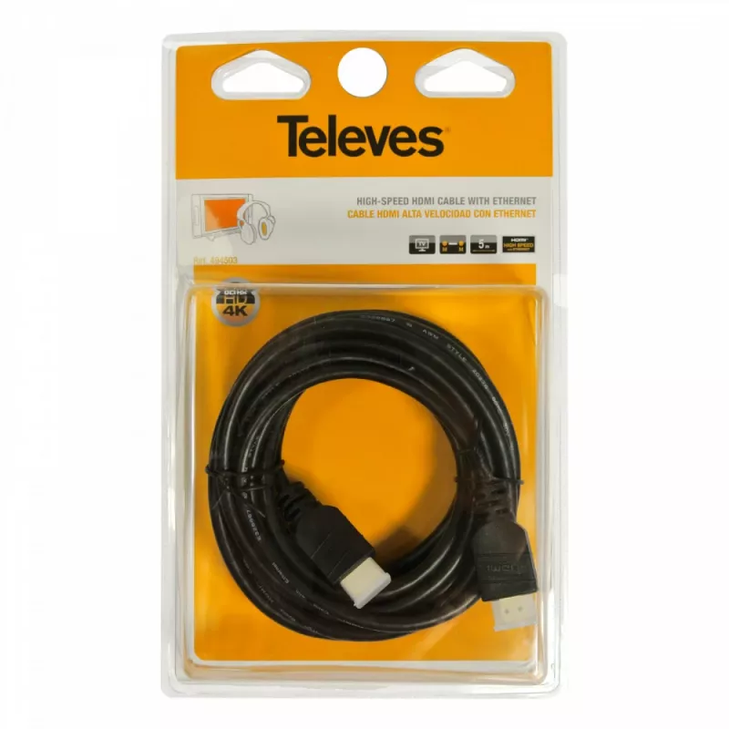 TELEVES HDMI 2.0 kabel 5m ref. 494503, 4K