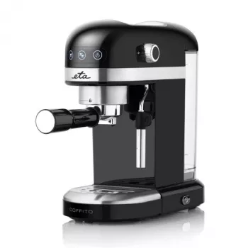 Espresso stroj ETA Coffito 017590000, 15 bar, 1000 W, černý/stříbrný