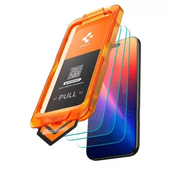 Ochranné sklo z tvrzeného skla Spigen Glas.tR AlignMaster Slim 3-Pack pro Apple iPhone 17