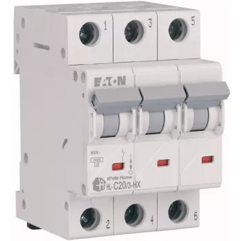 EATON HN-C20/3 jistič, 20A, 3-pólový, charakteristika C, 6kA