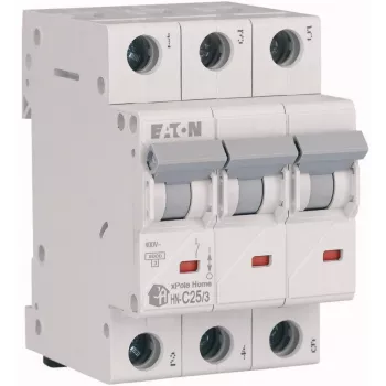 Jistič EATON HN-C25/3 25A 3pólový typ C 6kA