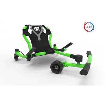 Šlapací driftovací hračka EzyRoller Spinner X zelená 360° pro děti 4-12 let