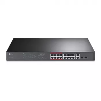 Nespravovaný přepínač TP-Link TL-SL1218MP 18portový Gigabit PoE+ (16 portů PoE+, rozpočet 192 W)
