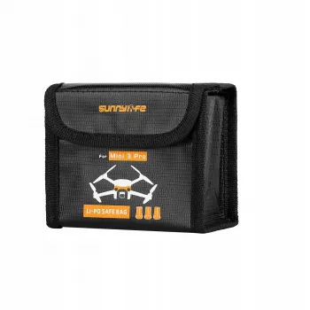 Pouzdro na baterie SUNNYLIFE pro DJI Mini 3 Pro / Mini 4 Pro - pro 3 Li-Po baterie (černé)
