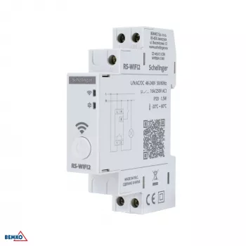 Astronomické spínací hodiny SCHELINGER A26-RS-WIFI2, Wi-Fi, 1kanálové, 48-240V AC/DC, 16A, DIN lišta