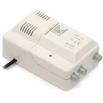 Alcad AI-200 širokopásmový vnitřní zesilovač VHF-UHF 1 vstup 2 výstupy