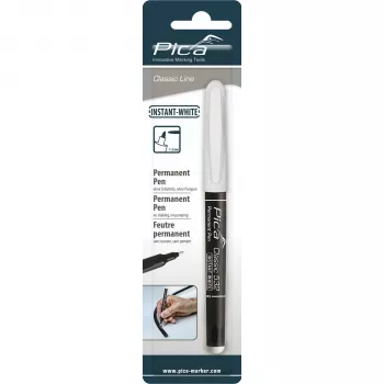 Pica Permanentní fix INSTANT bílý, kulatý hrot, 1-2 mm