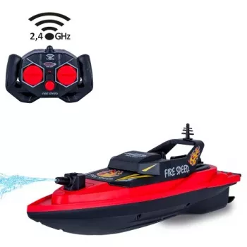 JAMARA Fire Speed RC hasičský člun 2,4 GHz s funkcí vodního proudu