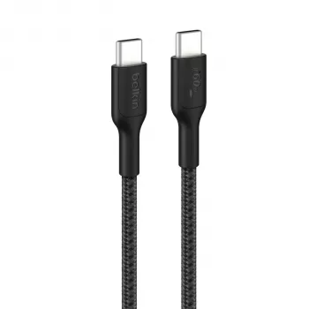 Belkin BOOST↑CHARGE opletený kabel USB-C na USB-C 60W 2m černý