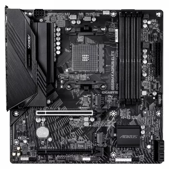 Základní deska GIGABYTE B550M X AORUS ELITE AM4 Micro-ATX, AMD B550, 4x DDR4, HDMI/DP, 2x M.2, 2.5GbE, Wi-Fi 6E