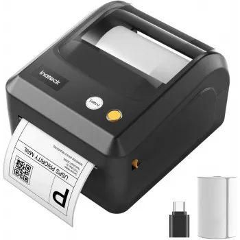 Termotiskárna štítků Inateck PR50, 203 DPI, 170 mm/s, USB & Bluetooth, černá