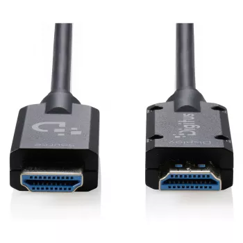 DIGITUS Armored HDMI 2.1 Active Optical Cable, 8K UHD, 48 Gbps, 20 m, Black