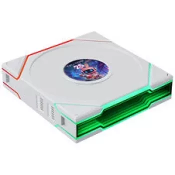 Lian Li UNI FAN TL LCD FLEX Wireless ARGB Reverse Blade 120mm Fan - White