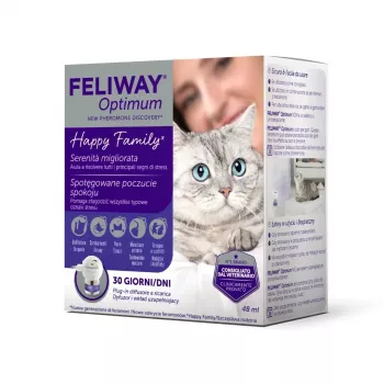 CEVA Feliway Optimum difuzér a náplň – 48 mL feromonová startovací sada pro kočky