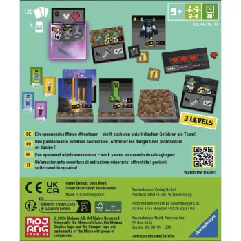 RAVENSBURGER Minecraft: Digging Down strategická desková hra