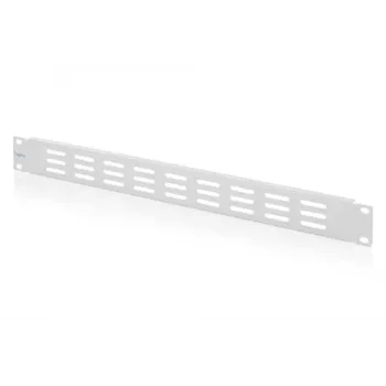 DIGITUS 1U Větrací slepý panel s mřížkou pro 19 inch racky, světle šedý RAL 7035